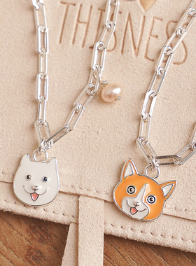猫咪情侣纯银可爱时髦手链包邮