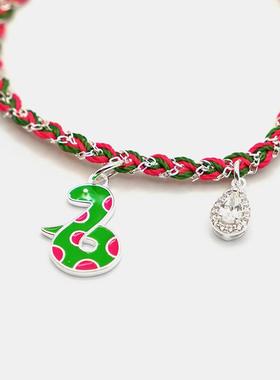 圣诞特辑纯银镀金手链