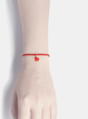 thisness红绳特辑纯银编绳红色