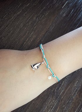 thisness航海时代纯银编绳珍珠