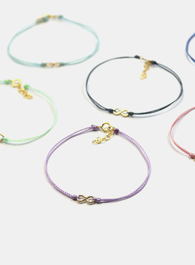 thisness几何原本14k6手链彩绳