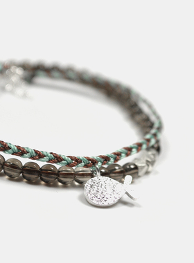 THISNESS纯银小鱼手链