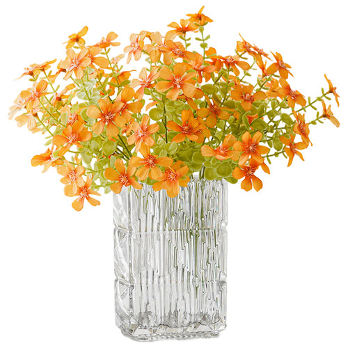 清仓单支假花玫瑰花仿真花束塑料花小把束装饰花插花卉干花绢花 - 图3