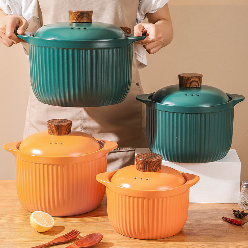 砂锅家用耐高温炖锅煲汤炖汤陶瓷锅燃气灶专用煲仔饭大号汤锅沙锅