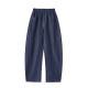 Littlepants faux denim contrast ກາງເກງ casual