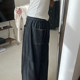 Littlepants faux denim contrast ກາງເກງ casual