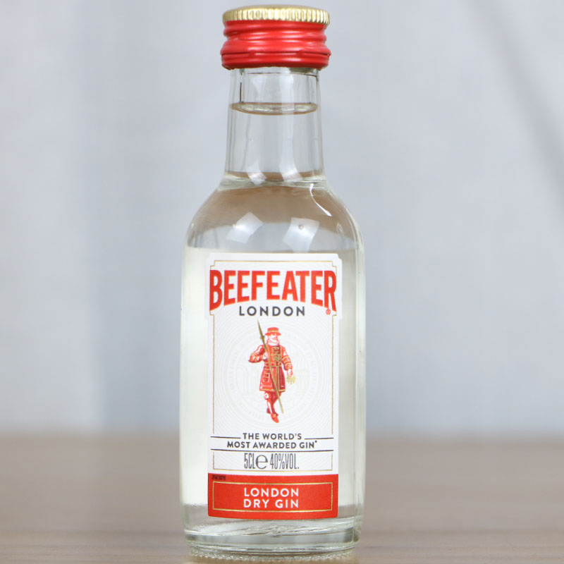 Beefeater必富达金酒英国原装进口鸡尾酒辅酒蒸馏酒 50ml酒版-图0