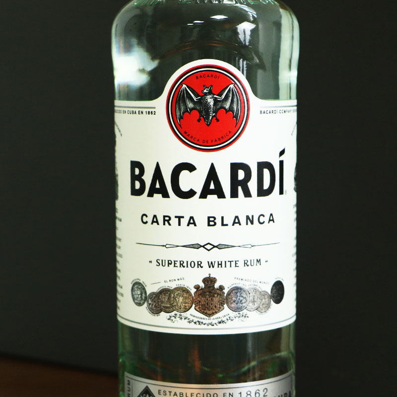 原装百加得白朗姆酒白朗姆酒烘培鸡尾酒基酒40度bacardi洋酒750ml-图2