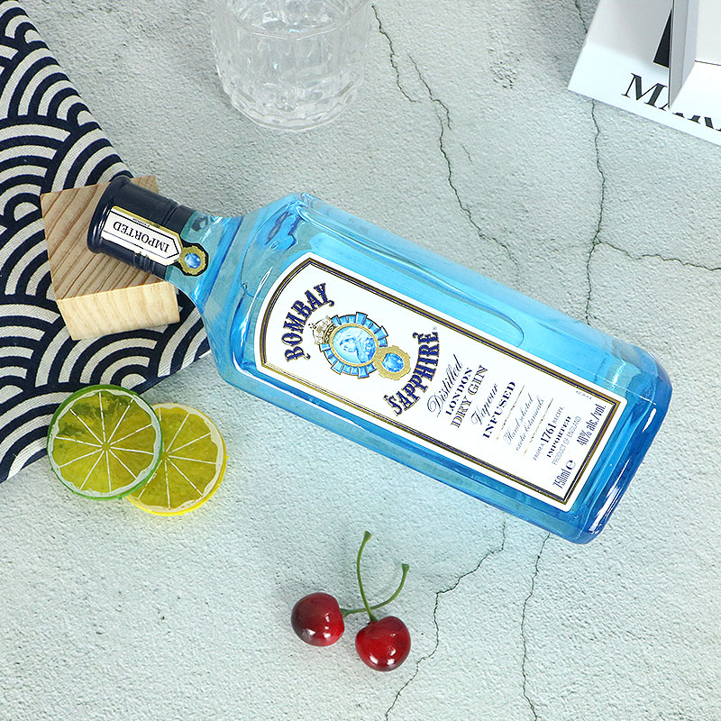 洋酒 孟买蓝宝石金酒 伦敦干毡酒 杜松子露酒BOMBAY SAPPHIRE GIN - 图0