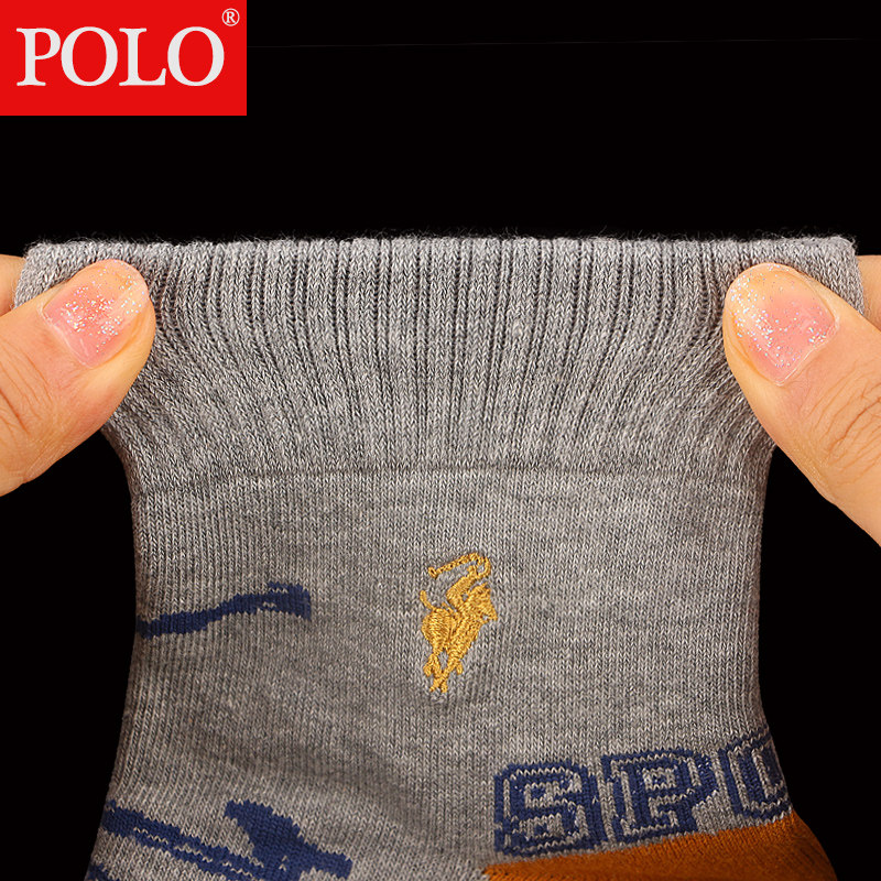 polo男士秋冬季中筒学院风ins棉袜 品伦内衣短袜/打底袜/丝袜/美腿袜