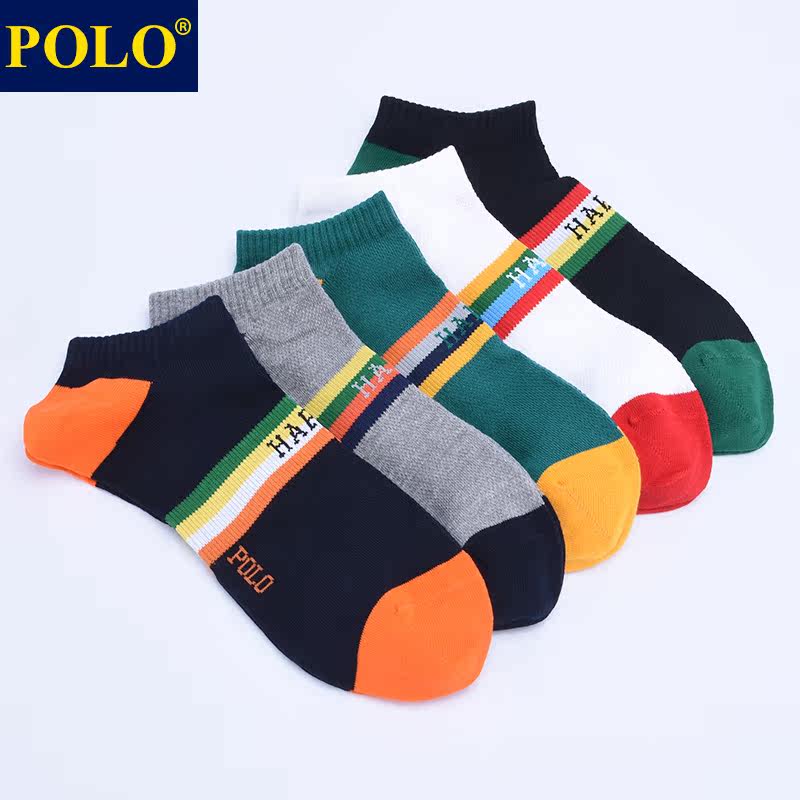 polo男低帮夏季潮流休闲运动船袜 品伦内衣船袜