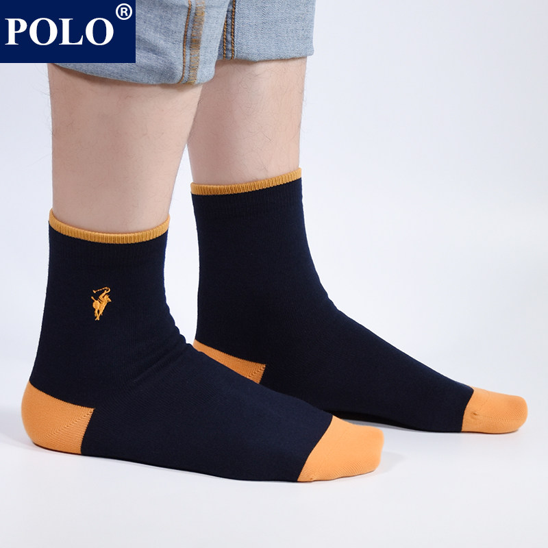 polo男士秋冬季厚款休闲中筒长棉袜 品伦内衣短袜/打底袜/丝袜/美腿袜