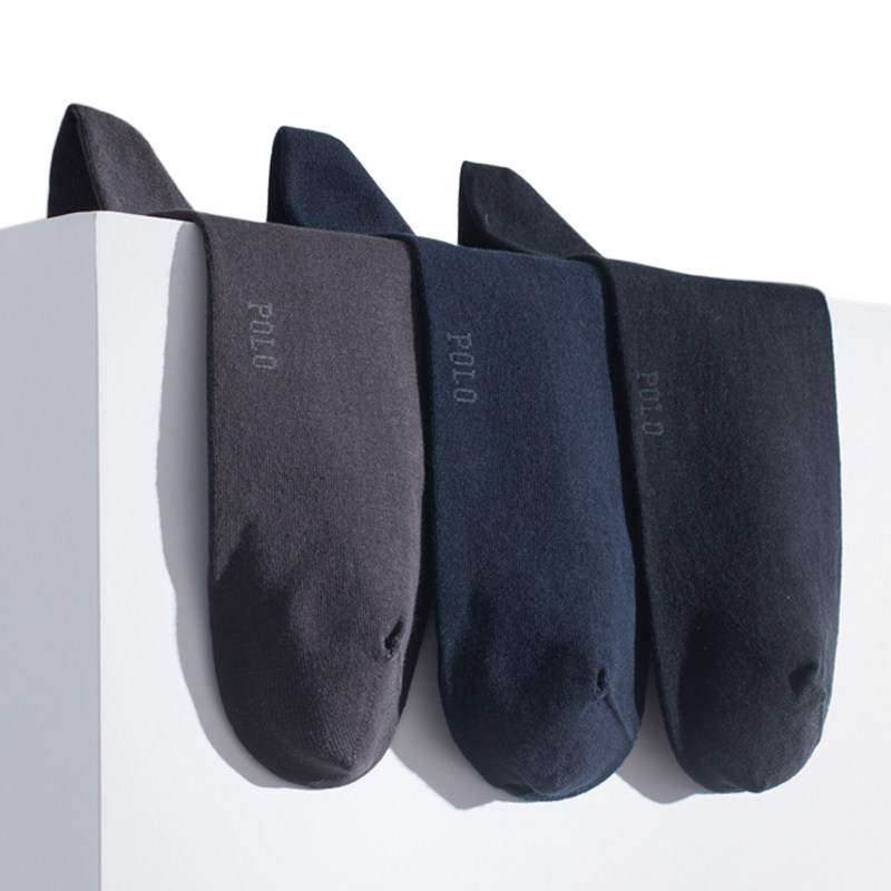 polo男士抗菌吸汗黑袜夏季防臭袜子 品伦内衣短袜/打底袜/丝袜/美腿袜