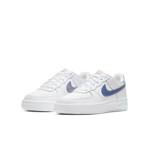 Nike Air Force 1 AF1空军一号女 白蓝 渐变钩低帮板鞋DC8188-100 - 图3