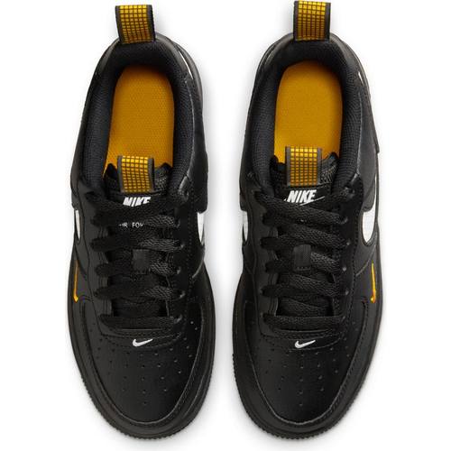 Nike Air Force 1 空军一号 黑色 GS 运动休闲低帮板鞋HF0095-001 - 图0