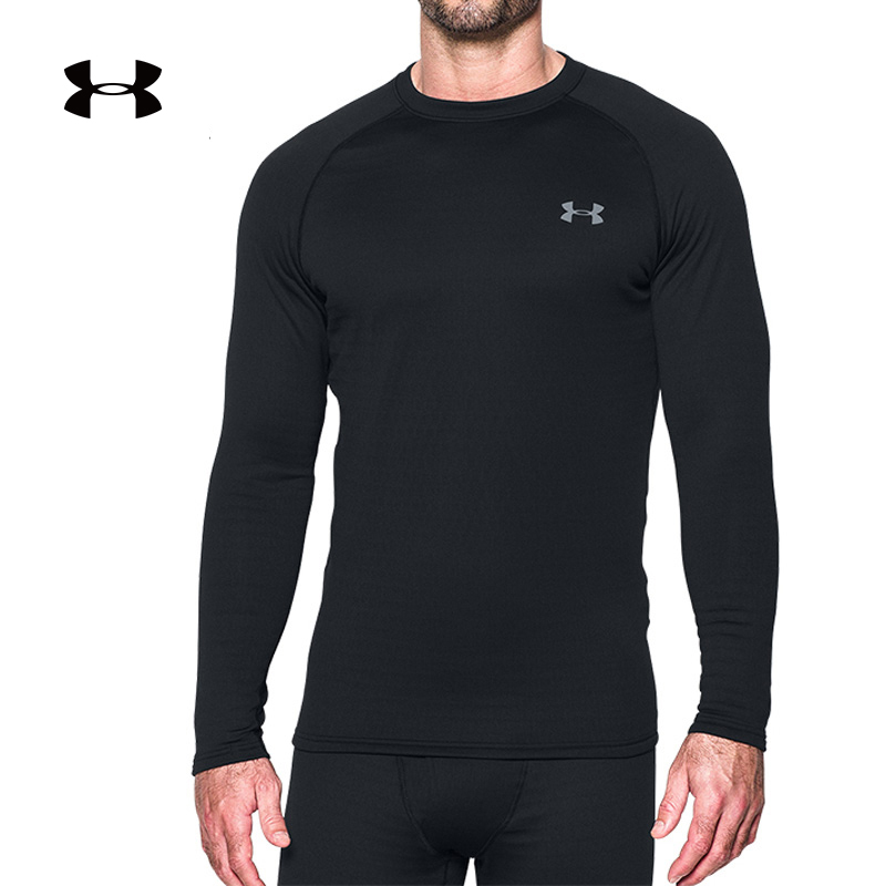 Under Armour 安德瑪 UA男子 Base 4.0 圓領保暖運動衛衣-1281082