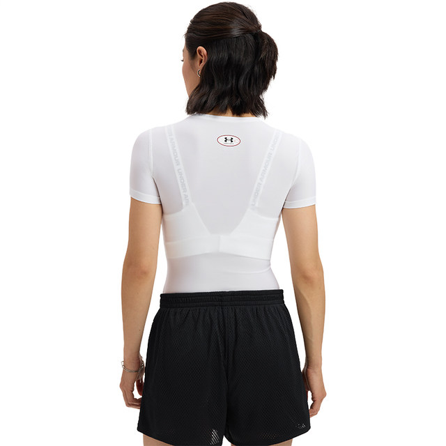 Under Armor official women's elastic tight short sleeves