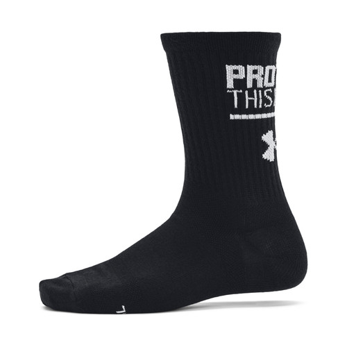 安德玛官方UA Essential女子运动休闲中筒袜-3双装1382942 - 图3