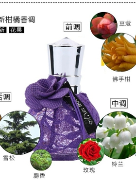 正品奇美爱之诱惑香水60ML东方花香调玫瑰香水清新淡香持久6900