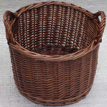 Panier à grenier sans couvercle à grenier sans couvercle Rattan Basket-buanderie Corbeille de buanderie Panier de buanderie Bleu Willow-panier