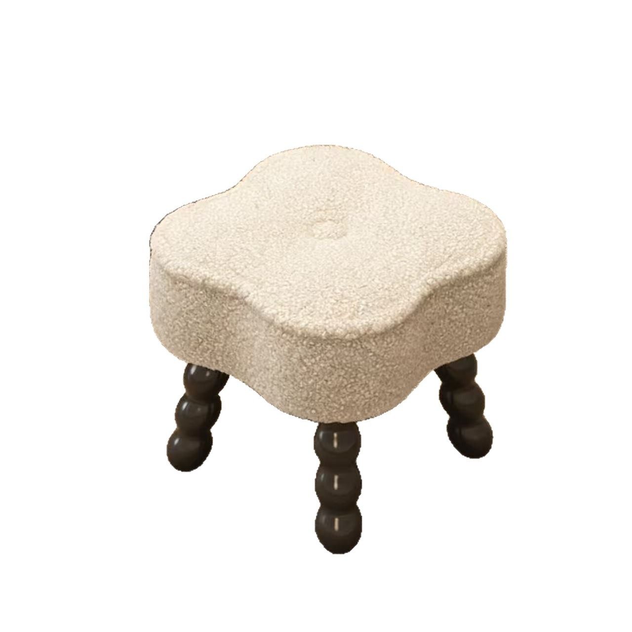 羊羔绒高级感矮凳客厅沙发脚凳玄关换鞋凳网红ins家用多用途坐墩,淘宝优惠券,粉丝福利购,淘宝优惠卷