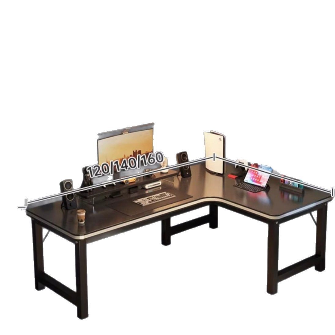 转角电脑桌台式电竞桌书桌书架拐角桌子卧室L型半包围办公学习桌,淘宝优惠券,粉丝福利购,淘宝优惠卷