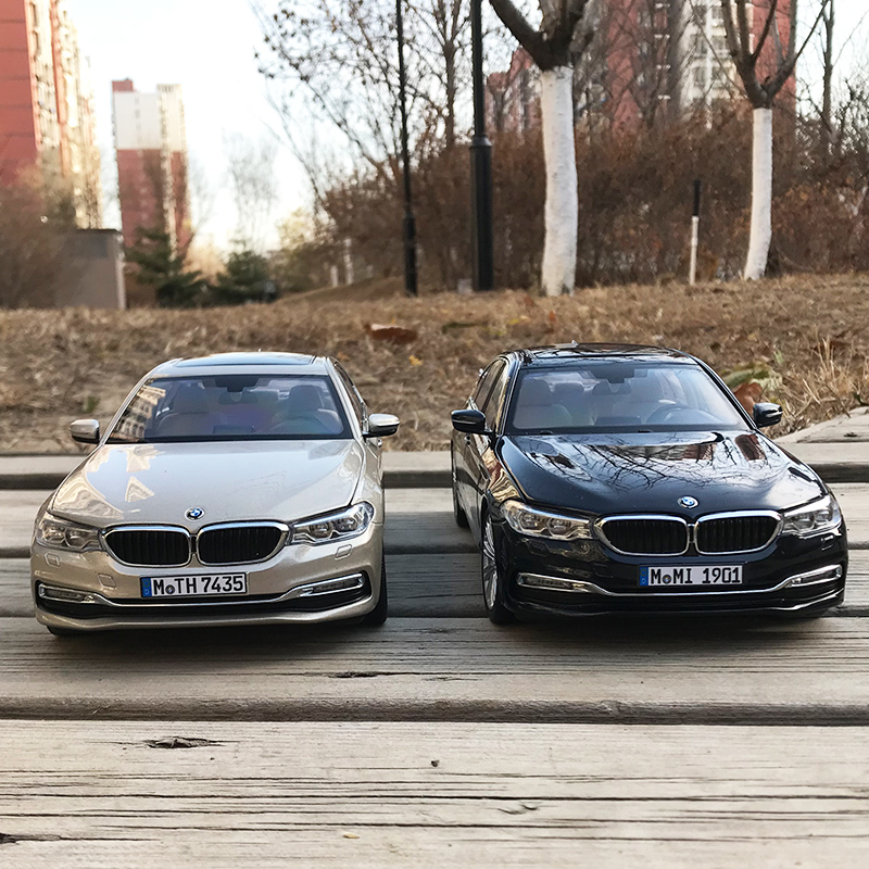 京商原厂 1:18宝马5系 BMW 540Li新款加长版仿真合金汽车模型-图0