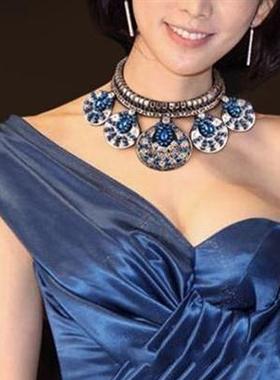 新款水钻装饰配饰春夏毛衣链