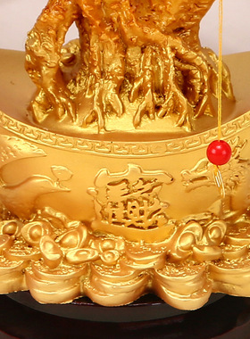 DIY发财树材料包手工串珠鸿运当头发财果摇钱树树脂家居摆件