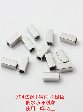 钛钢不锈钢真空镀18K金长方管子
