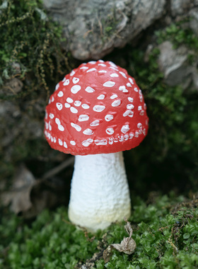 手工仿真蘑菇挂件创意装饰品