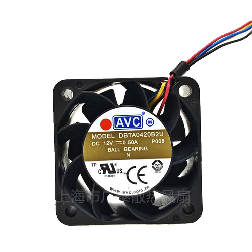 原装AVC DBTA0420B2U 4020 12V 0.50A 4线 PWM高速设备 散热风扇 - 图3