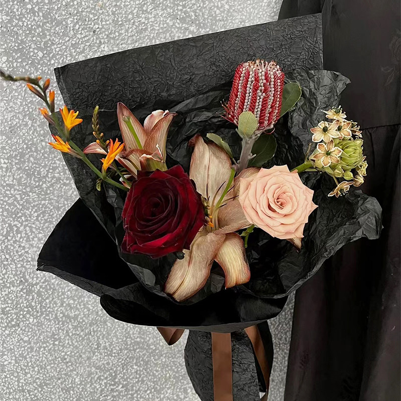 手工花艺皱纹纸 石纹肌理褶皱包装纸 轻奢艺术纸创意鲜花包花纸,淘宝优惠券,粉丝福利购,淘宝优惠卷