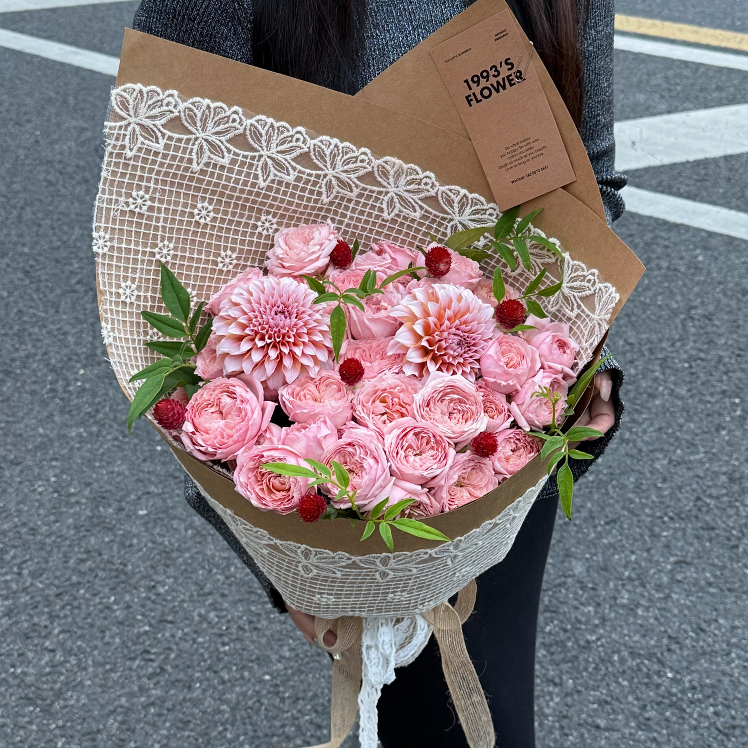 星语 秋冬系列复古蕾丝镂空布艺包花纱DIY鲜花包装纸材料浪漫精致,淘宝优惠券,粉丝福利购,淘宝优惠卷