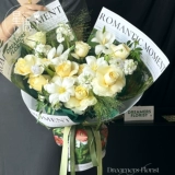 Упаковка, атмосферный постер, новая коллекция, букет