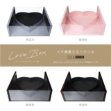 Творческая акриловая прозрачная цветочная коробка Grand Panorama 99 Rose Love Flower Box net Red Bults