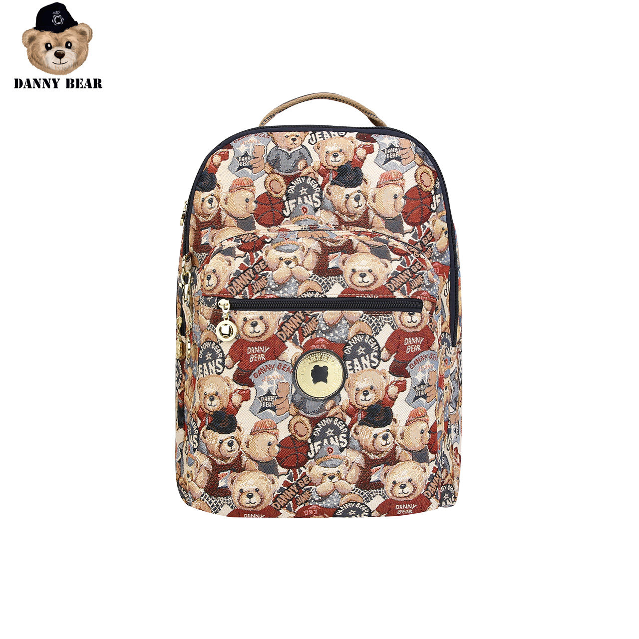 丹尼熊新款大容量旅行学院风电脑包 dannybear酷玛仕双肩背包