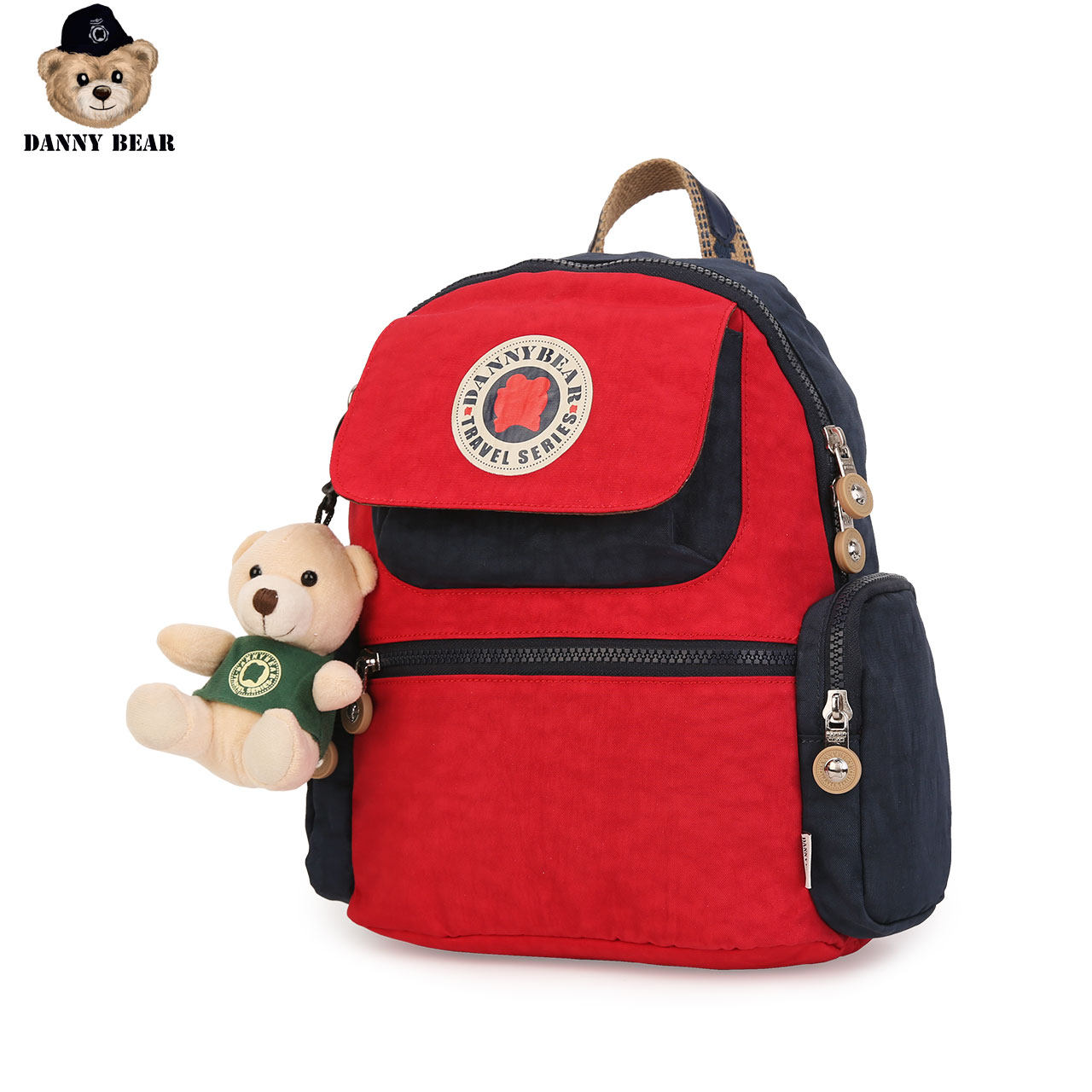 丹尼熊旅行女包学生新品英伦双肩包 dannybear酷玛仕双肩背包