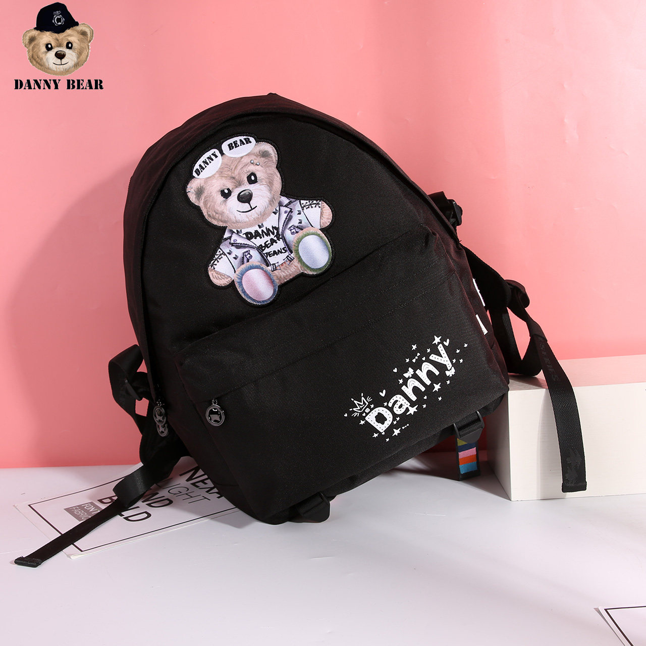丹尼熊爱旅行电脑男女潮酷大背包 dannybear酷玛仕双肩背包
