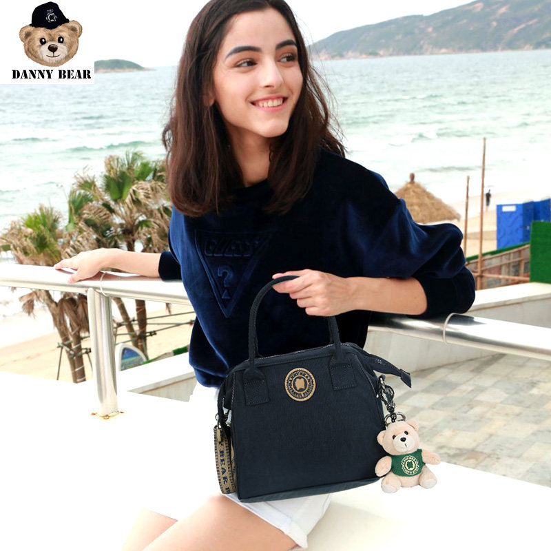 丹尼熊手提斜挎新休闲旅行布包女包 dannybear酷玛仕女士包袋