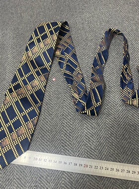 vintage中古领带复古手打领巾