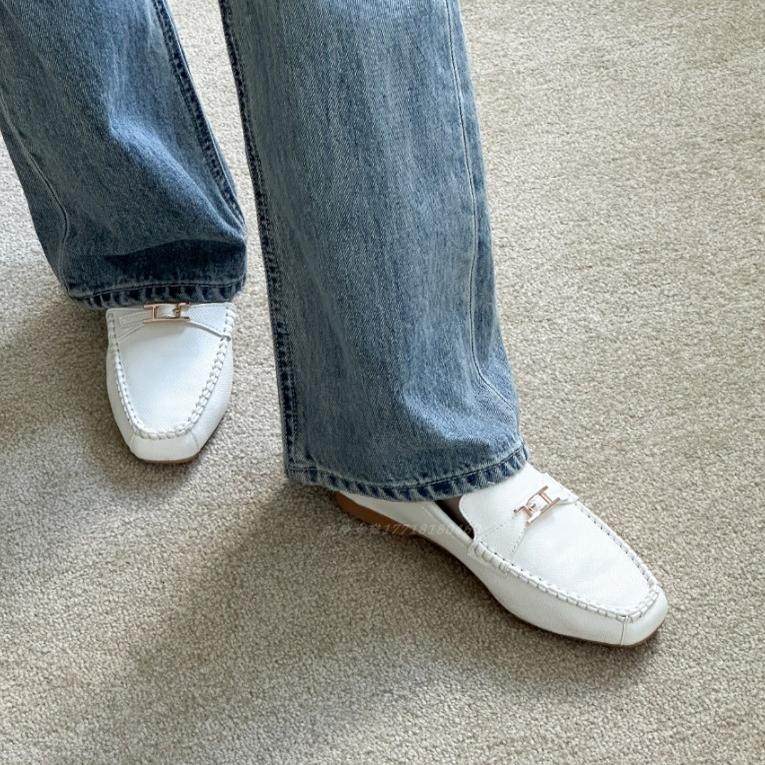 韩国东大门女鞋真皮软皮舒适开车百搭脚感好平底豆豆鞋女,淘宝优惠券,粉丝福利购,淘宝优惠卷