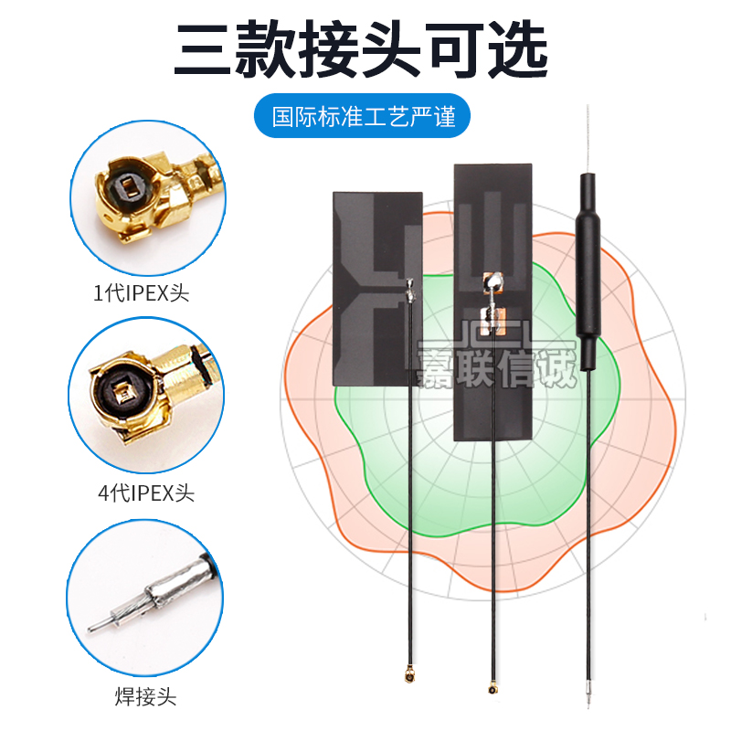 2.4G 5.8G内置柔性FPC天线 双频蓝牙wifi模块路由器增益贴片天线 - 图2