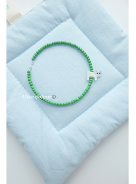 天然贝壳小猫森林系手环手串饰品