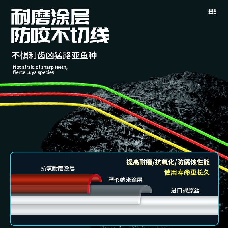 进口ygkpe线正品路亚专用pe线鱼线主线超远投微物打黑专用大力马 - 图2