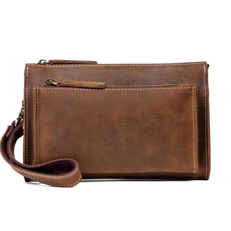 2026春季masiwei新款手抓包男款头层牛皮男士手包手拿包皮包男,淘宝优惠券,粉丝福利购,淘宝优惠卷