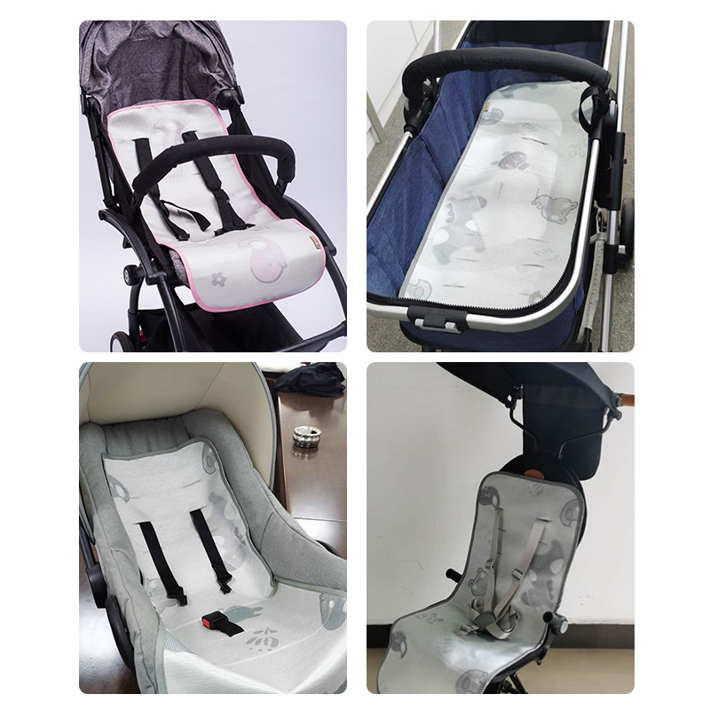 推车凉席垫通用婴儿车冰丝席夏季宝宝坐垫透气座椅儿童遛娃神器垫