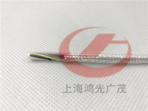 鸿光广茂高温线进口铁氟龙镀银8芯屏蔽线AFPF8*0.20 1m - 图0