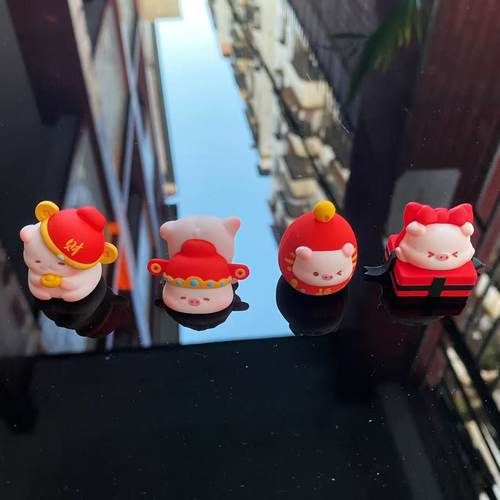 正版宝运猪猪你好运系列萌粒潮玩摆件手办礼物 - 图1