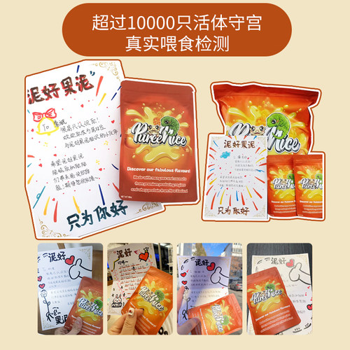 泥好PureeNice守宫果泥睫角盖勾亚巨人爬宠适口性对标盘古果泥r牌 - 图2